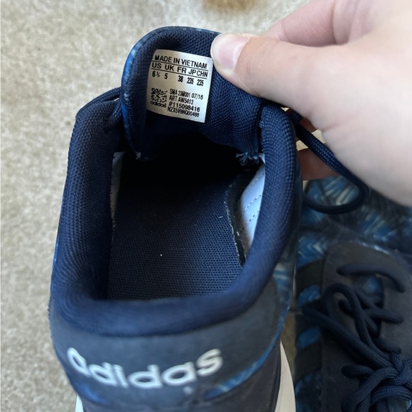 Women’s Adidas Blue Lite Racer Shoes 6.5 - Picture 4 of 5